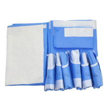 Disposable surgery pack universal drape cesarean section